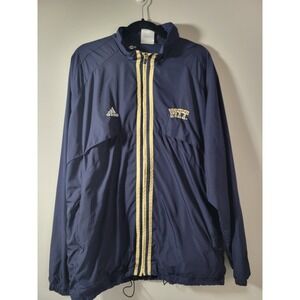 Vintage ADIDAS Pitt University of Pittsburgh Windbreaker Jacket Size XL